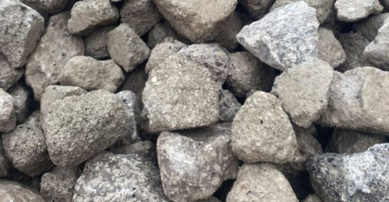 Recycled clean concrete