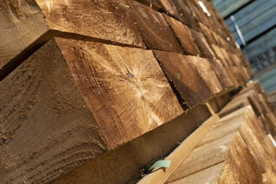 Pine sleepers