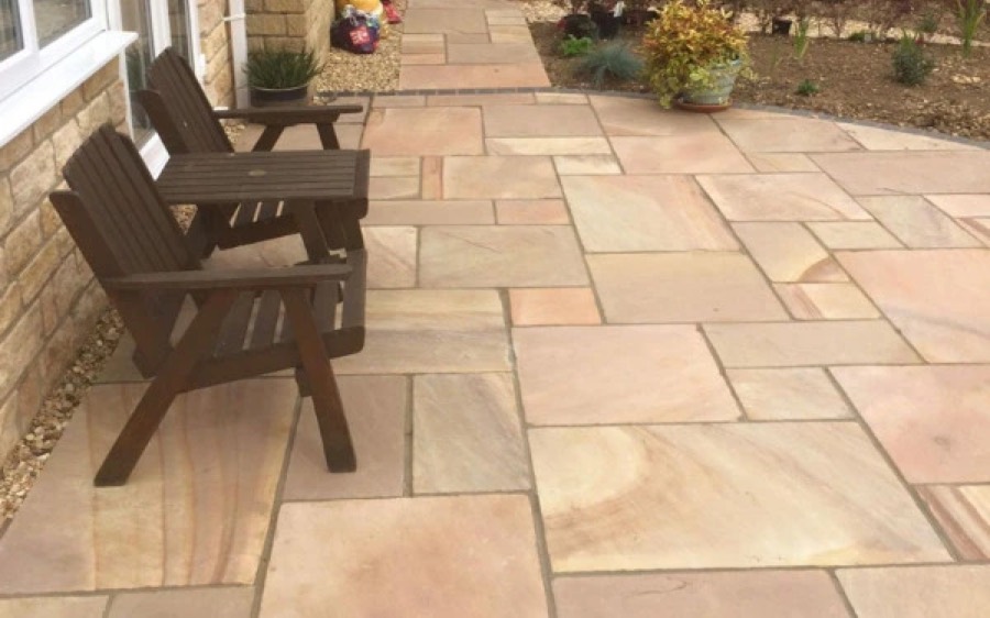 Rippon Buff Indian Sandstone 600 series – Patio Pack
