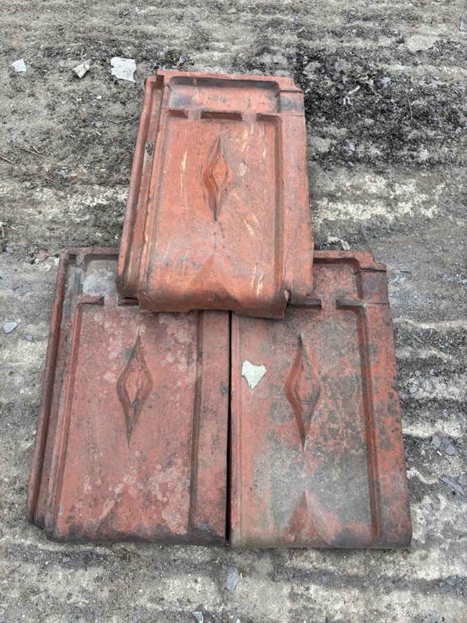 Reclaimed Diamond Tuileries De Beauvais Interlocking Roof Tiles